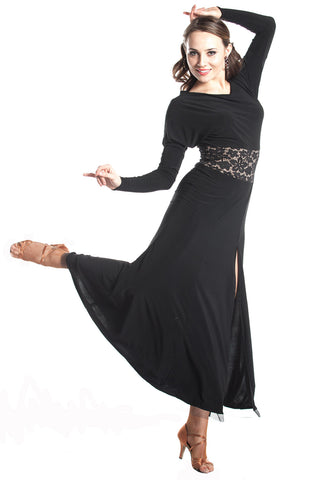 "La Dolce Vita" Ballroom Dance Dress - DanceLuxe Boutique