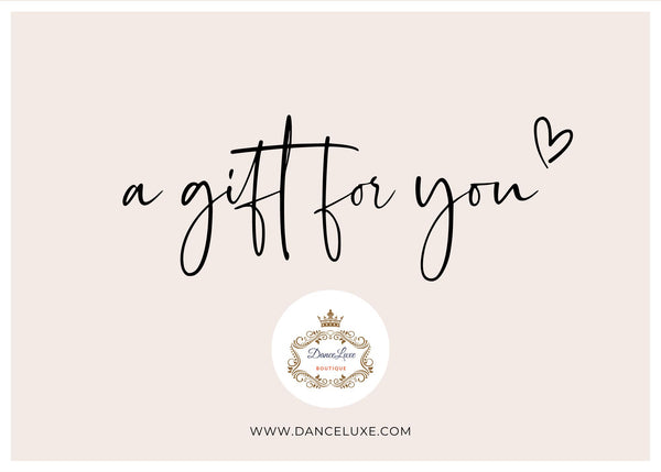 Danceluxe Boutique Gift Certificate