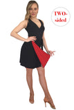 Black&Red Doublesided Dress - DanceLuxe Boutique