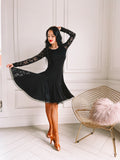 "Fabiana Black" Latin Dance Dress