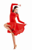 "Joanna Red" Latin Dance Dress - DanceLuxe Boutique