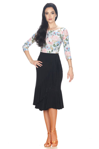 "Florina" Latin Wrap Skirt - DanceLuxe Boutique