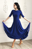 "Anastasia" Blue Ballroom Dress - DanceLuxe Boutique
