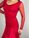 "Joanna Red" Latin Dance Dress
