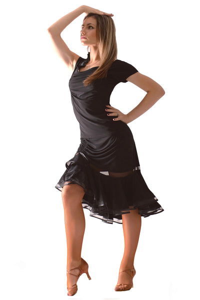 "Morena" Latin Dance Skirt - DanceLuxe Boutique