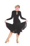 "Novella Red" Latin Dance Dress - DanceLuxe Boutique