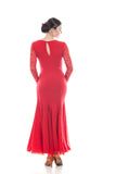 "Grace Red Lace" Ballroom Dress - DanceLuxe Boutique